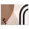 Designart - Abstract Shapes in Terracotta and Ivory Shapes I - Modern Canvas Wall Art Print
